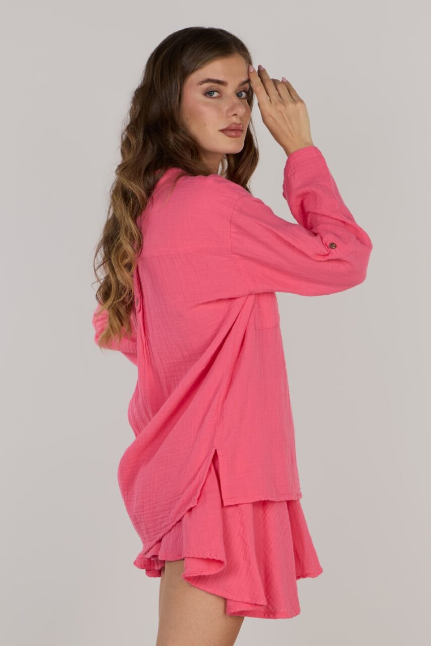 KATTY TOP DOUBLE - HOT PINK