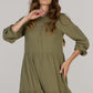 IRINA LONG DRESS DC-OLIVE