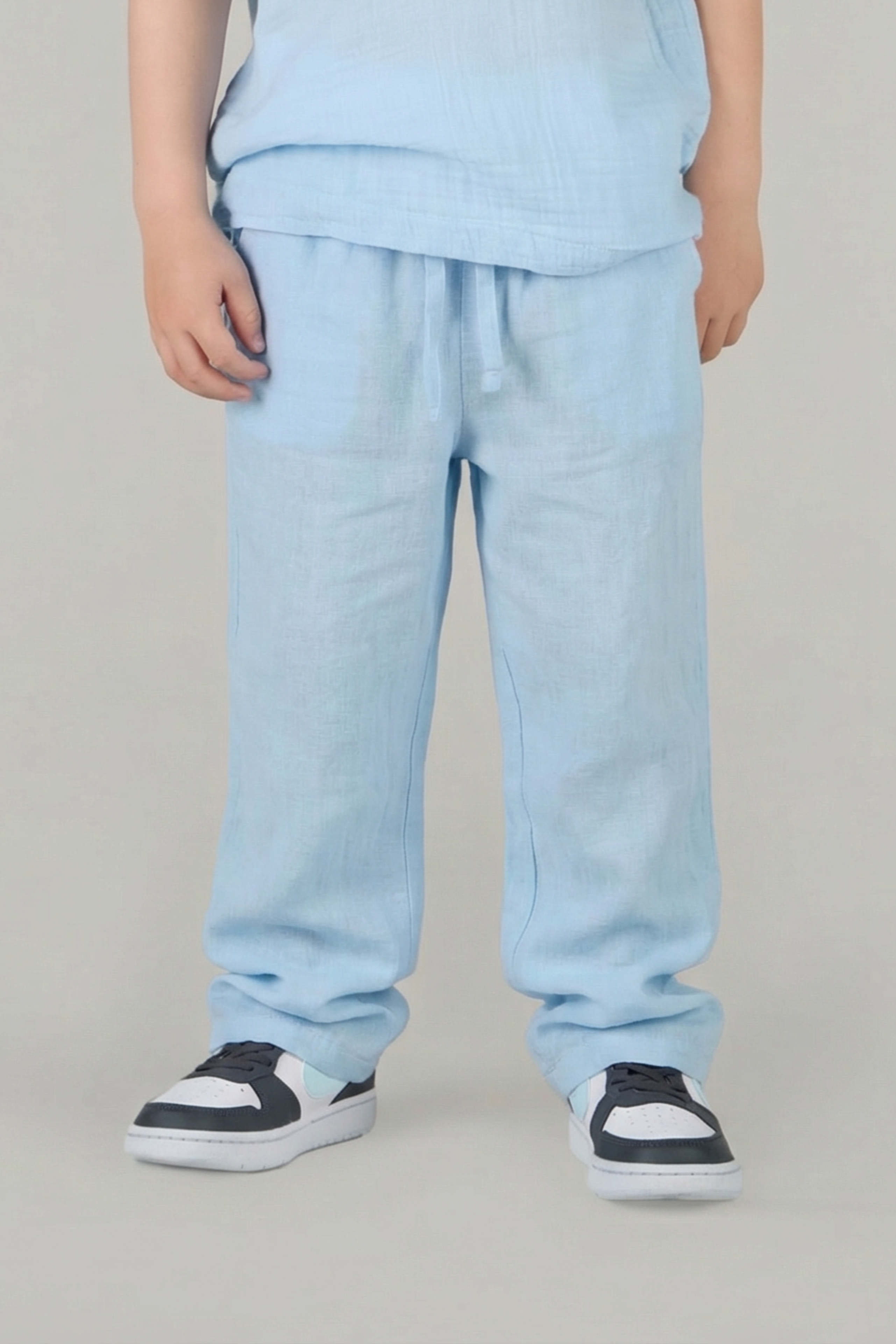 LACED RELAXED TROUSERS