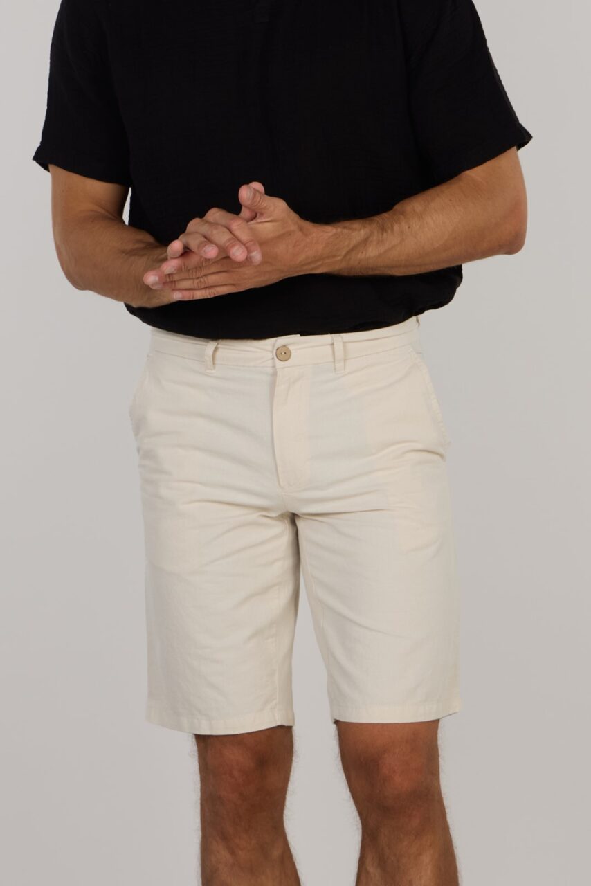 WILLIAM LONG SHORTS-BEIGE