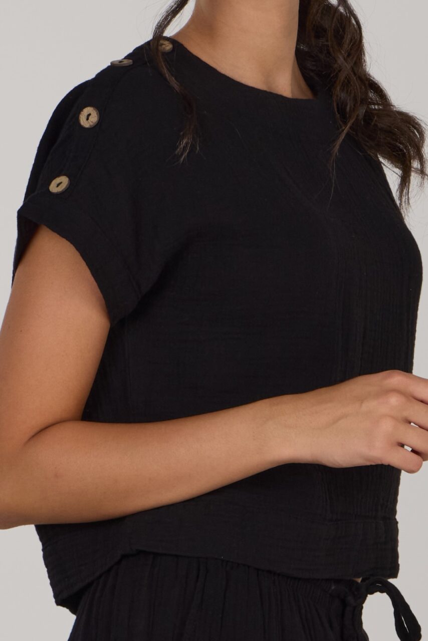 JENNY TOP DOUBLE- BLACK