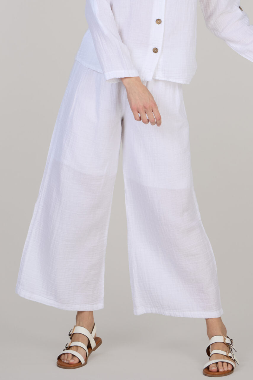 CAPRI TROUSERS DC - WHITE