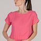 JENNY TOP DOUBLE-HOT PINK