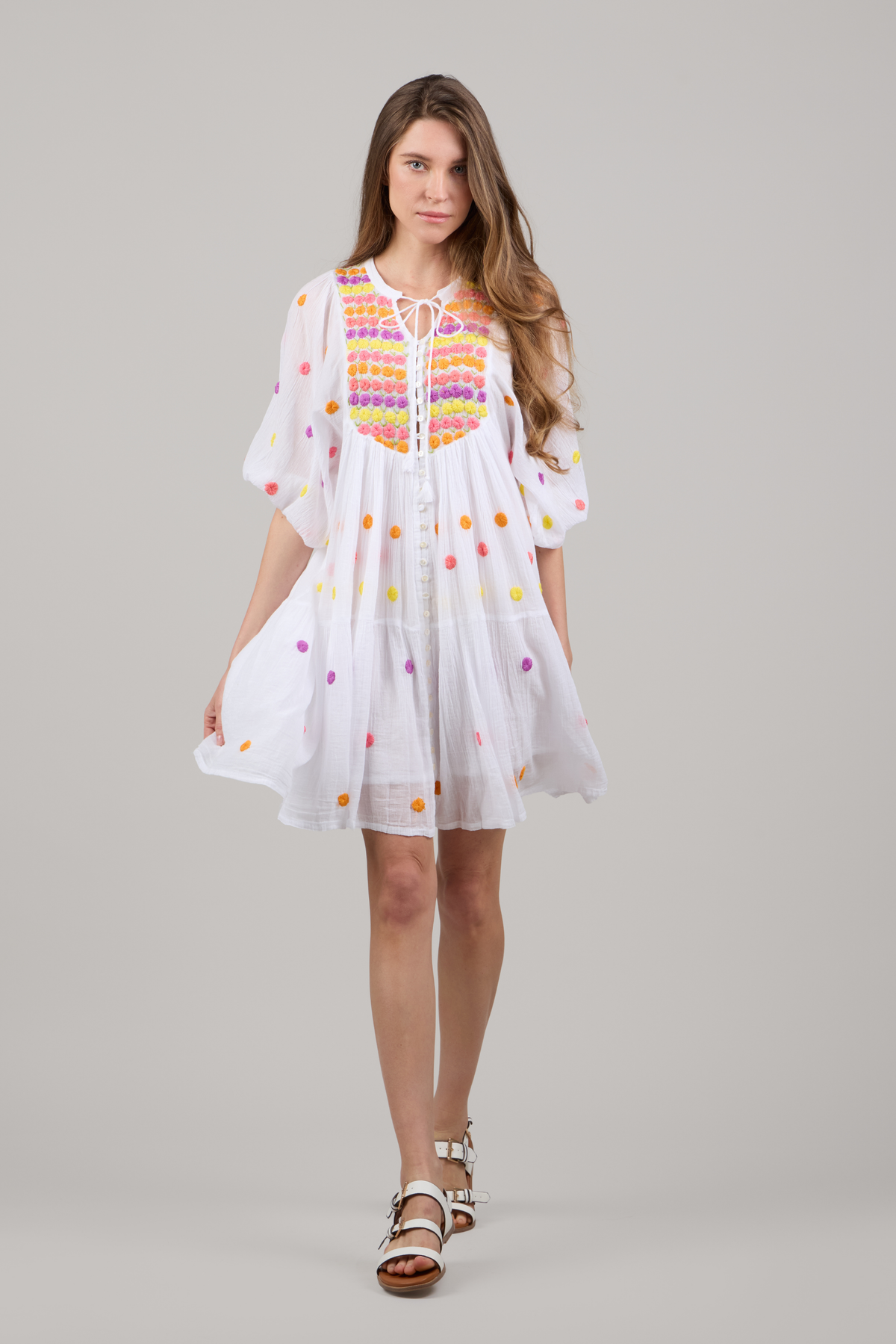 COLORS OF NATURE SHORT DRESS