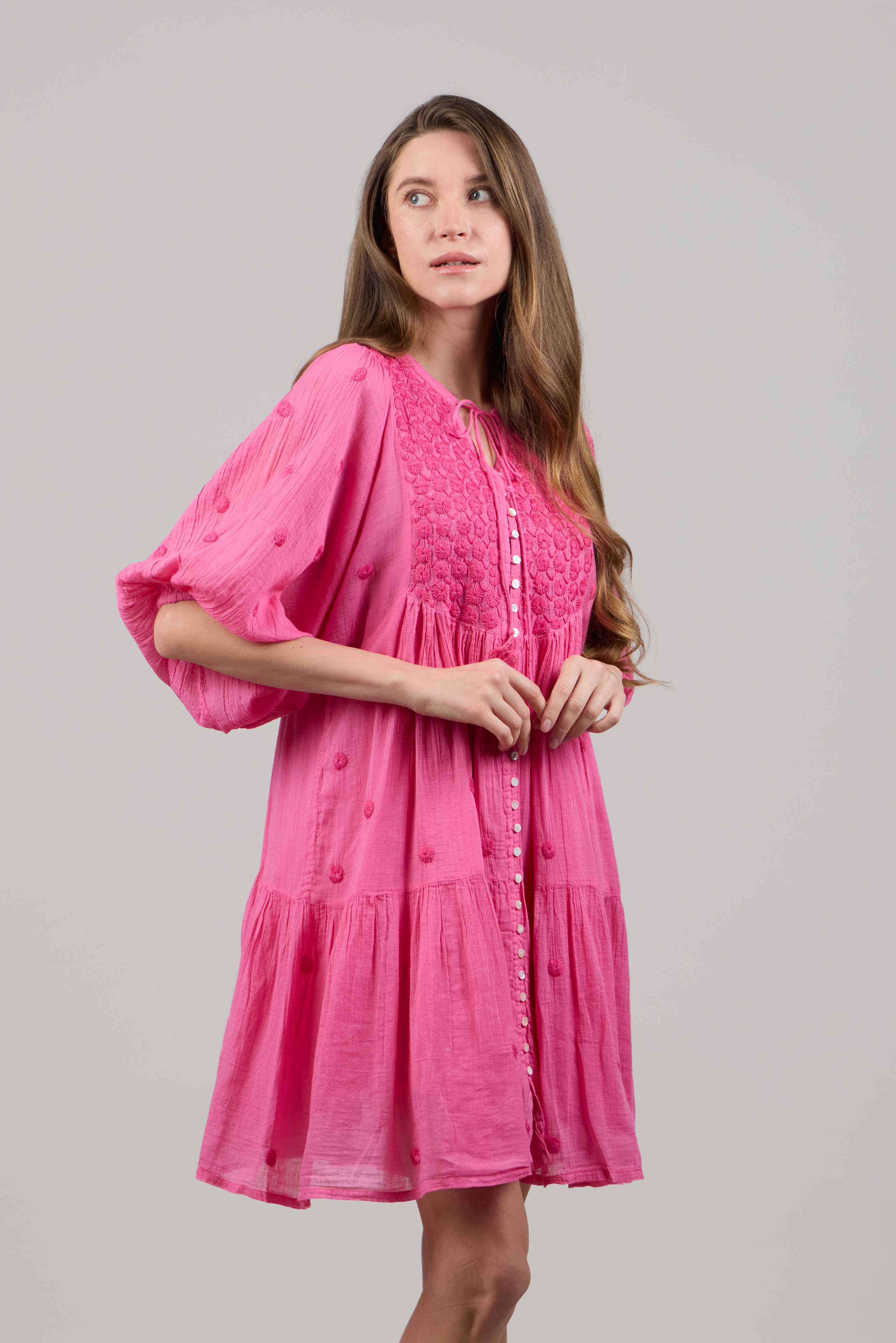 COLORS OF NATURE SHORT DRESS