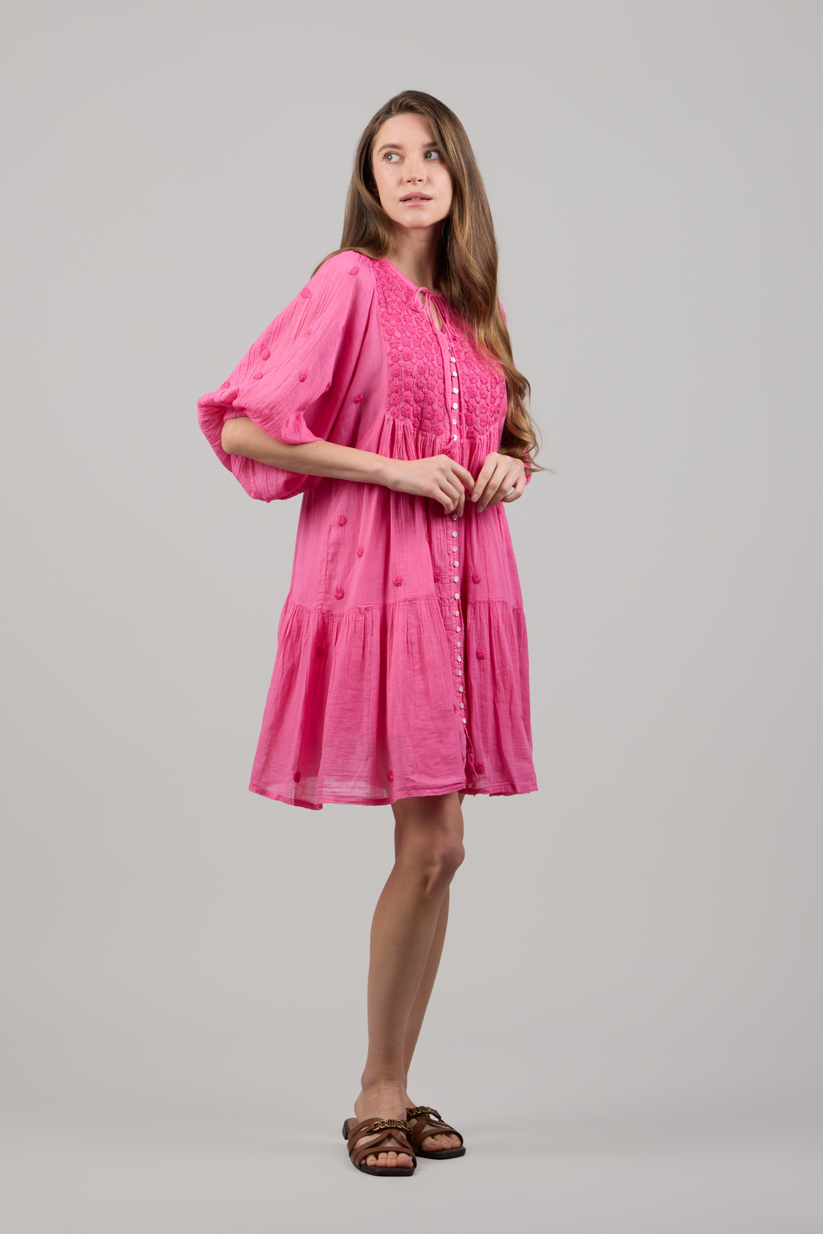 COLORS OF NATURE SHORT DRESS