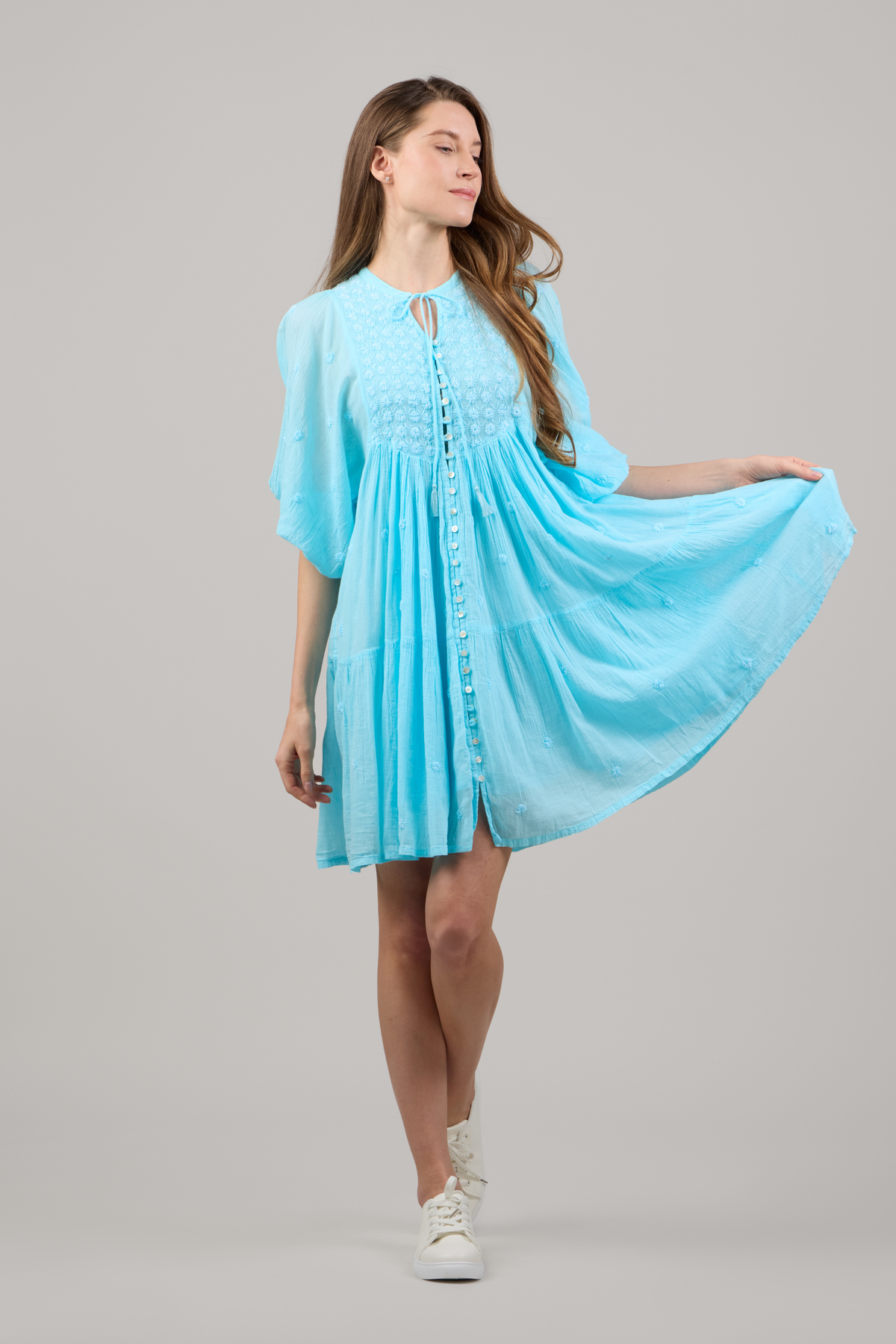 COLORS OF NATURE SHORT DRESS