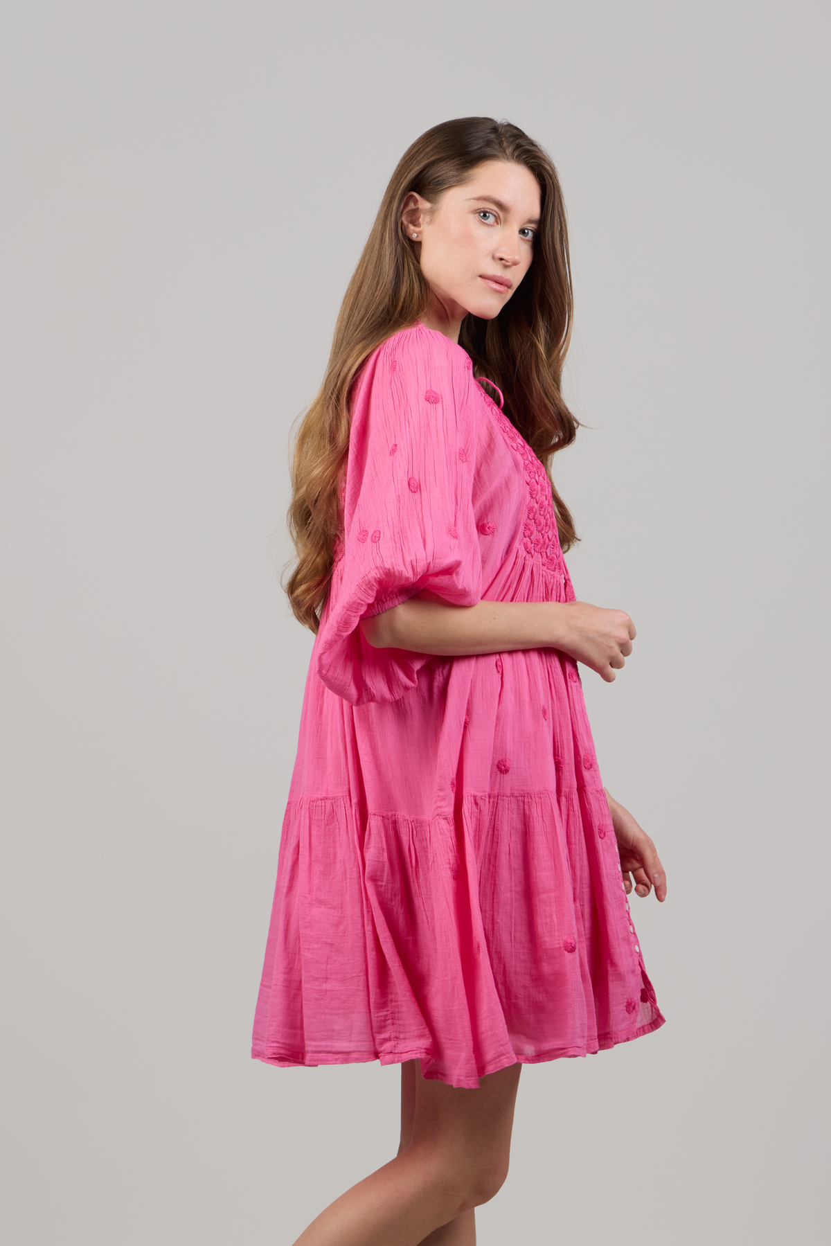 COLORS OF NATURE SHORT DRESS