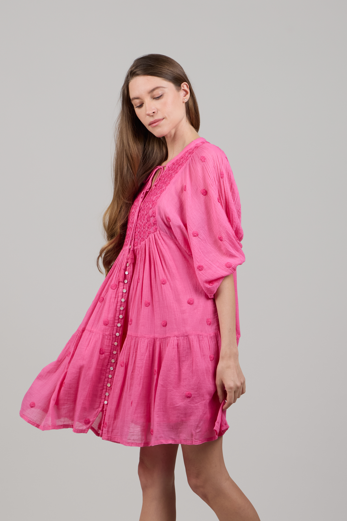 COLORS OF NATURE SHORT DRESS