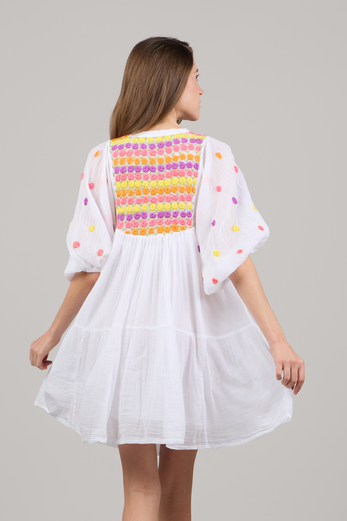 COLORS OF NATURE SHORT DRESS