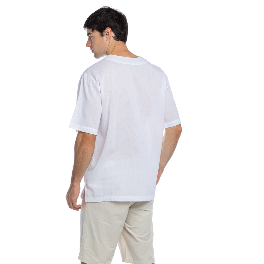 
                      
                        Crew V-Neck T-Shirt - Short Sleeve-White
                      
                    