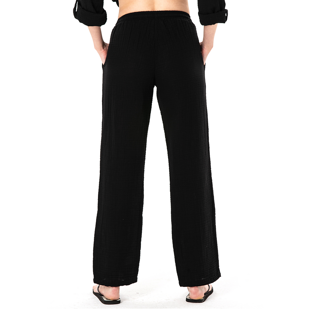 
                      
                        DOUBLE COTTON TROUSERS-BLACK
                      
                    