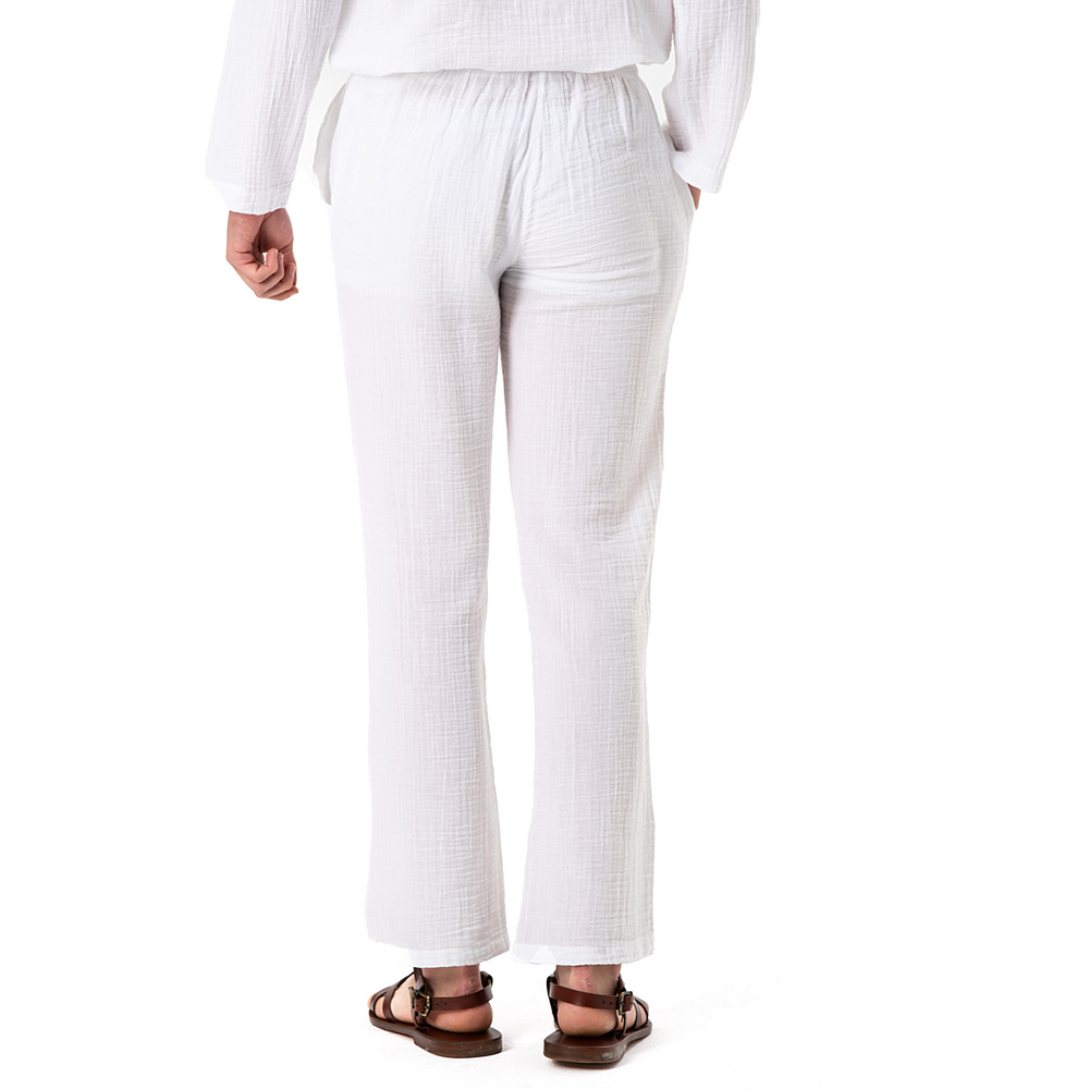 
                      
                        DOUBLE COTTON TROUSERS-WHITE
                      
                    