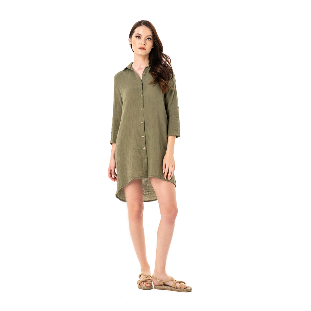 
                      
                        DOUBLE SHIRT TUNIC-OLIVE
                      
                    