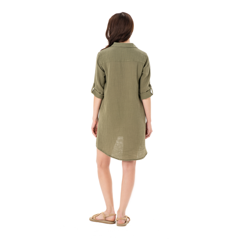 
                      
                        DOUBLE SHIRT TUNIC-OLIVE
                      
                    