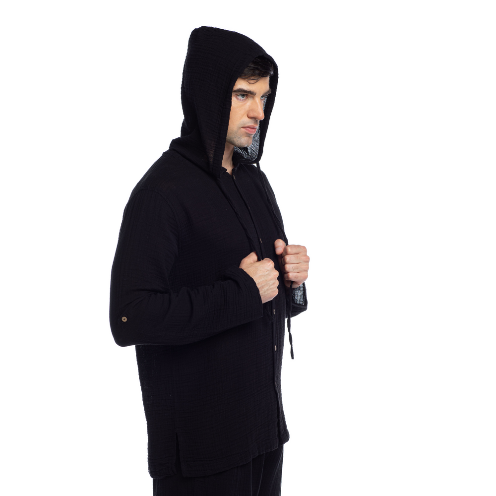 
                      
                        Hoodie Double Comfort Shirt-Black
                      
                    