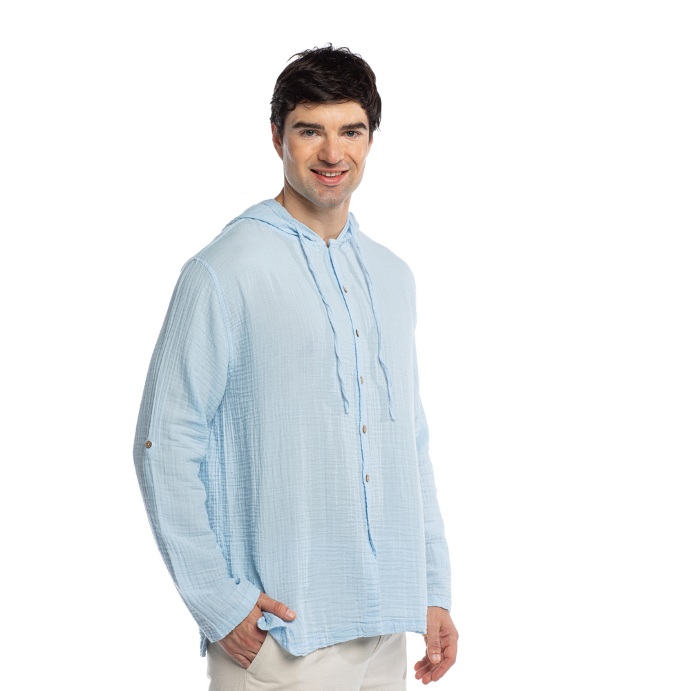 
                      
                        Hoodie Double Comfort Shirt-Ice Blue
                      
                    