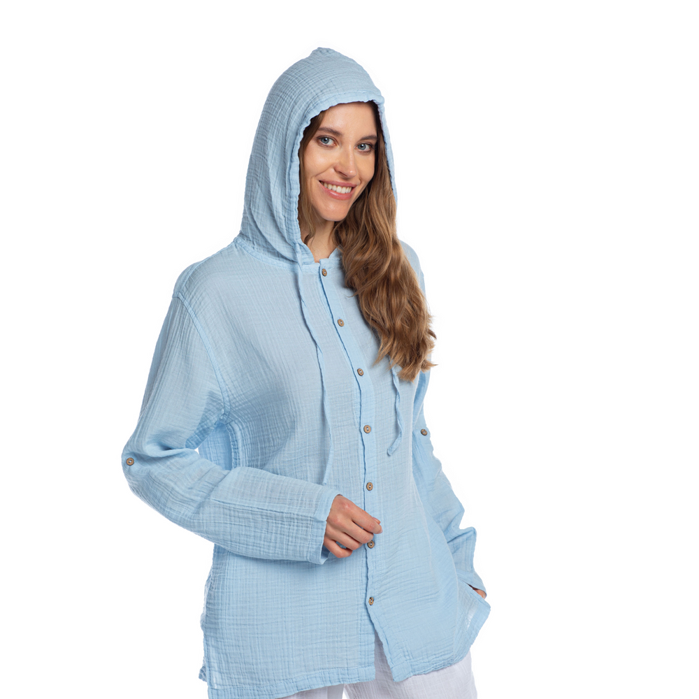 
                      
                        Hoodie Double Comfort Shirt-Ice Blue
                      
                    