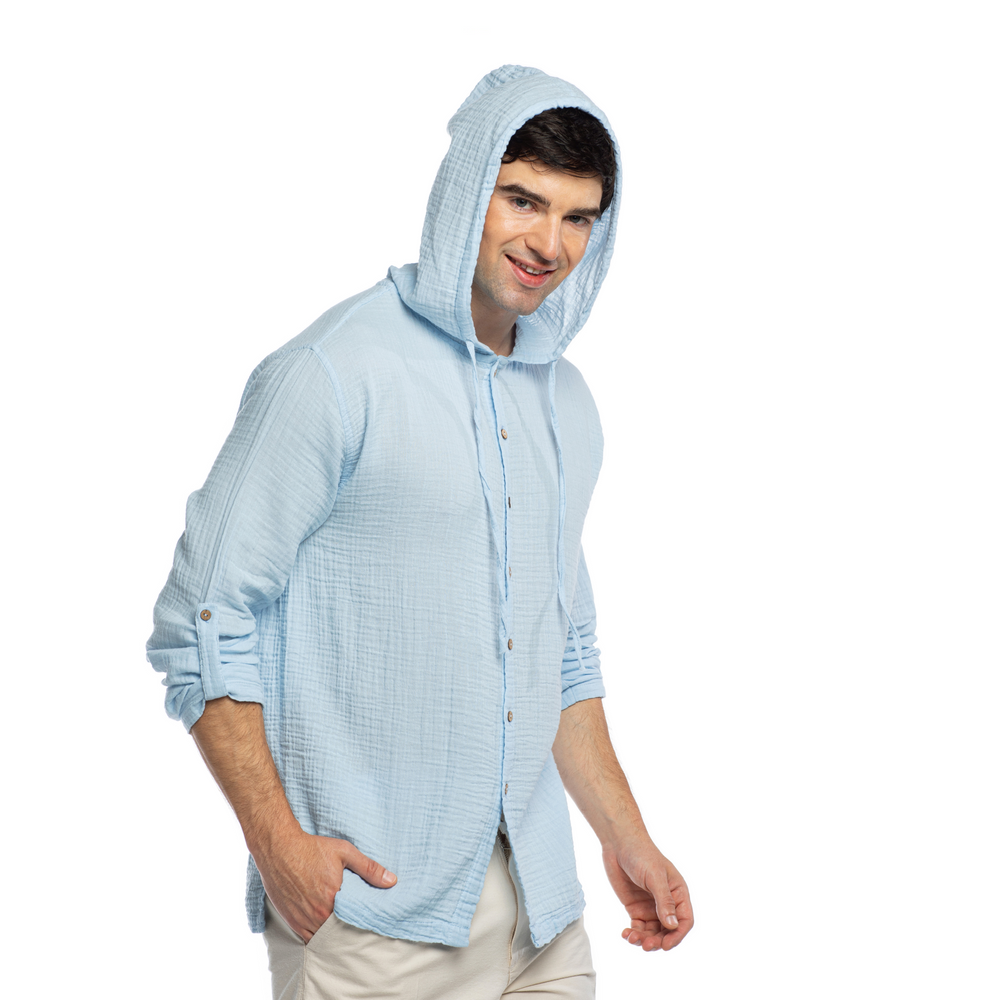 
                      
                        Hoodie Double Comfort Shirt-Ice Blue
                      
                    