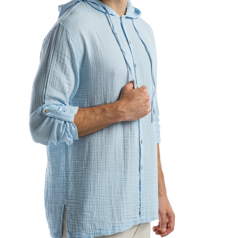 
                      
                        Hoodie Double Comfort Shirt-Ice Blue
                      
                    