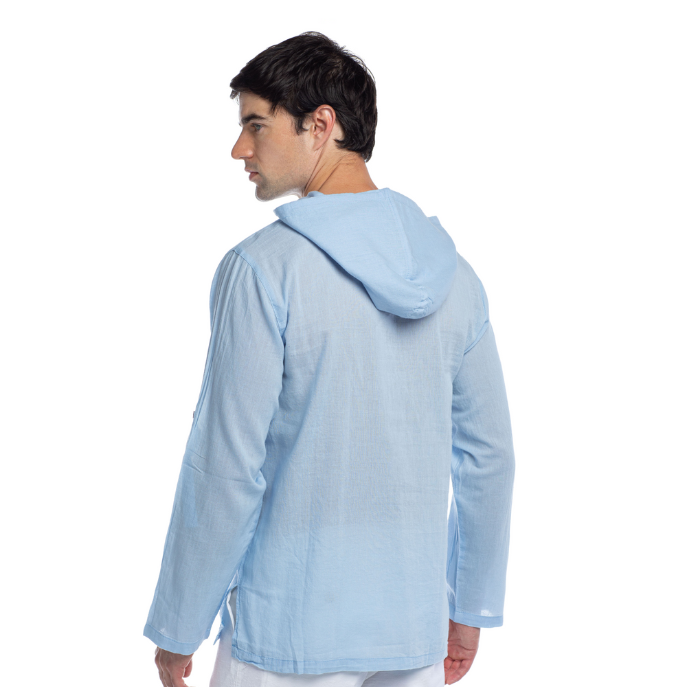 
                      
                        Hoodie T-shirt-Ice Blue
                      
                    