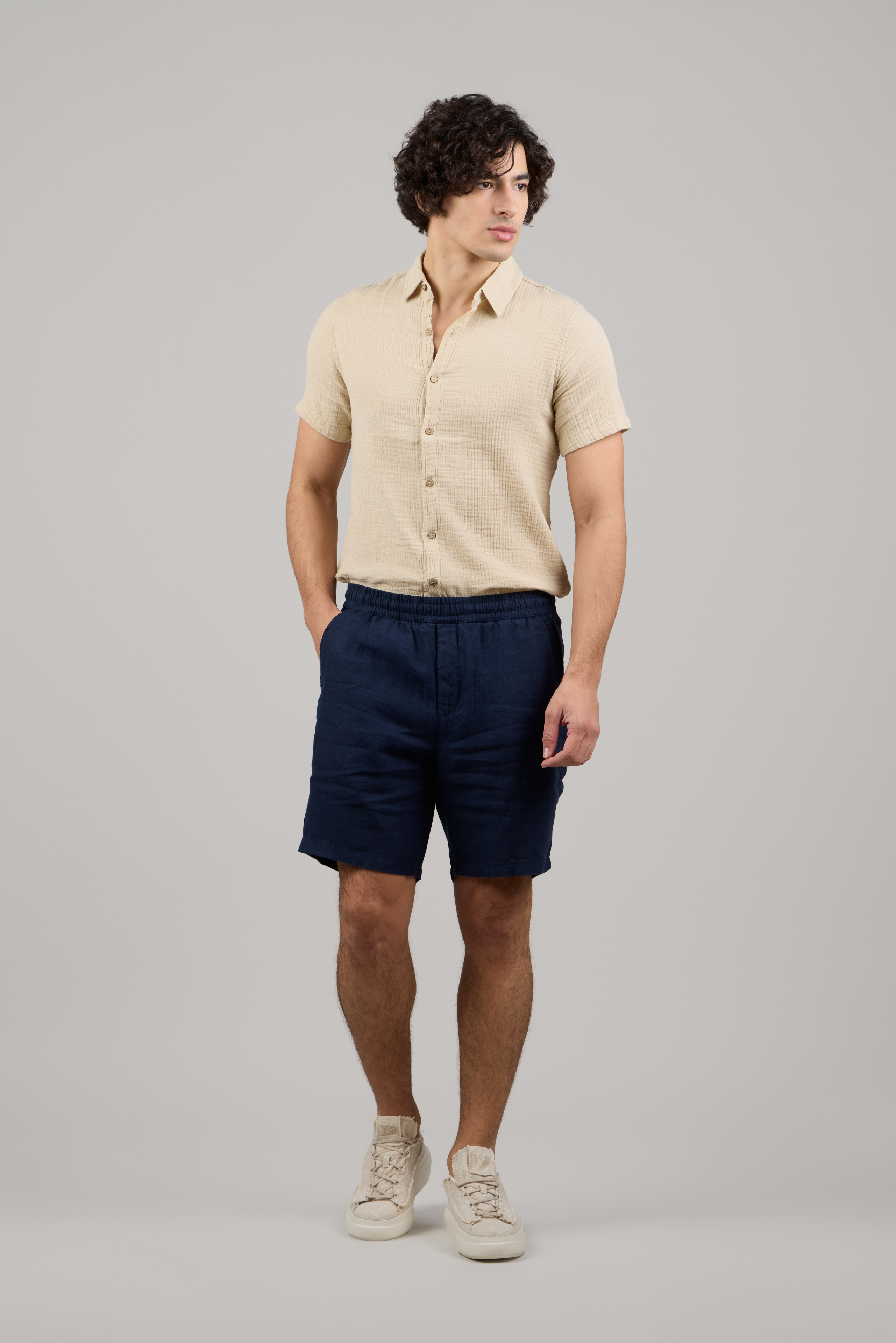 ICONIC LINEN LIGHT SHORTS