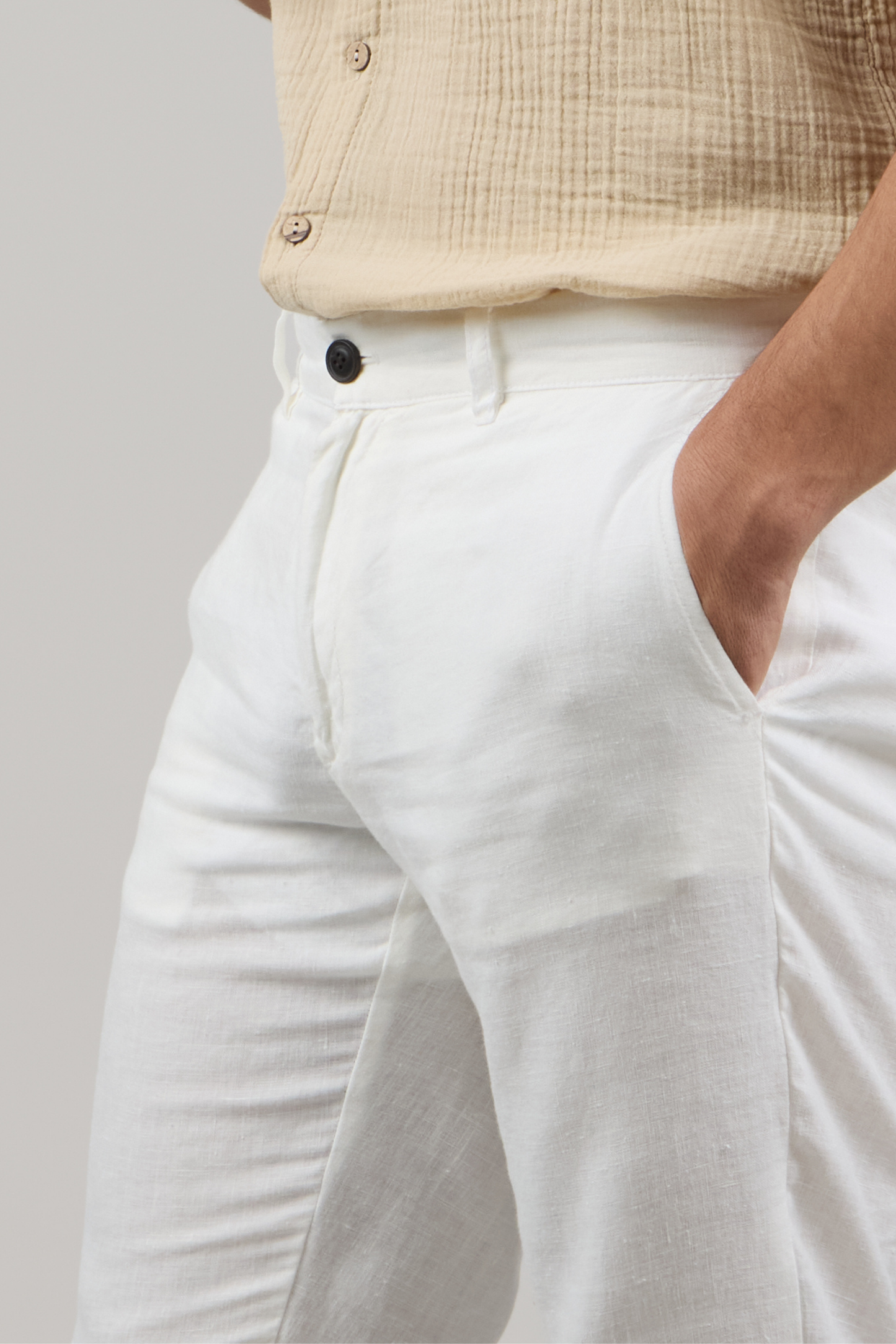 ICONIC LINEN TROUSERS