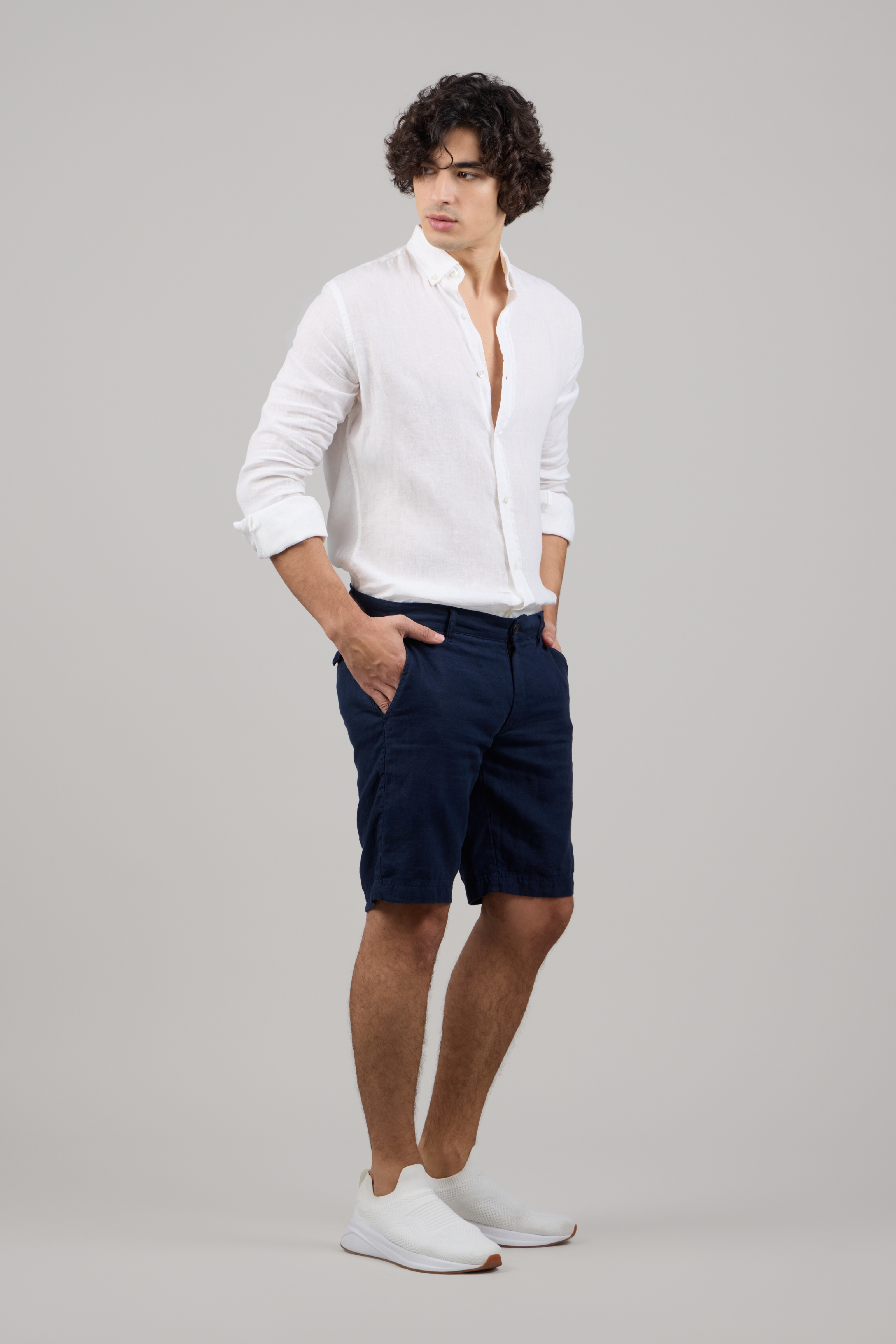 ICONIC LINEN SHORTS