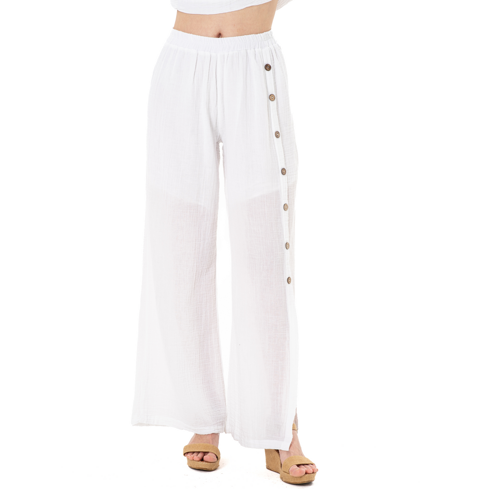 JENNY DOUBLE PANT- WHITE