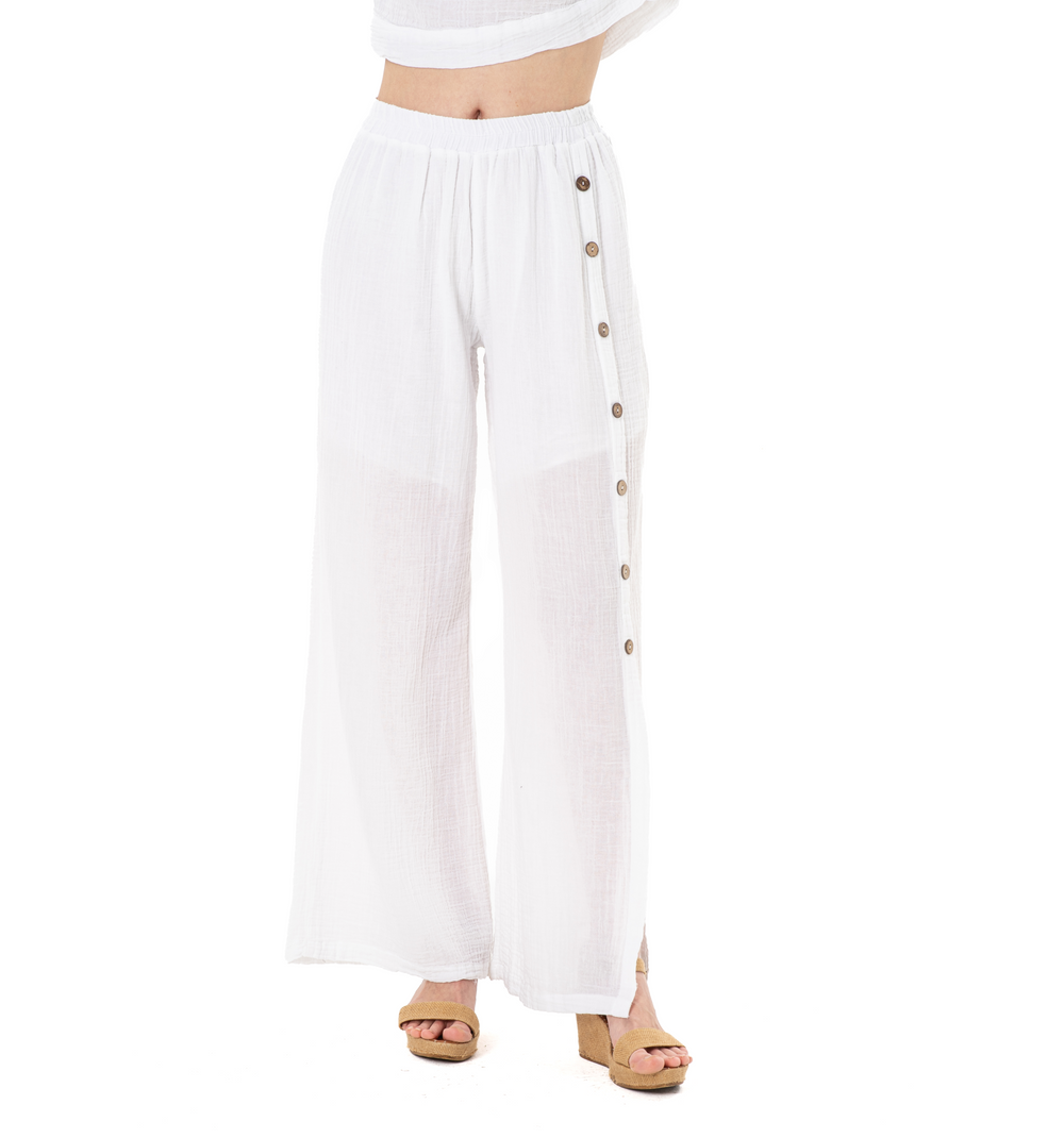 JENNY DOUBLE PANT- WHITE