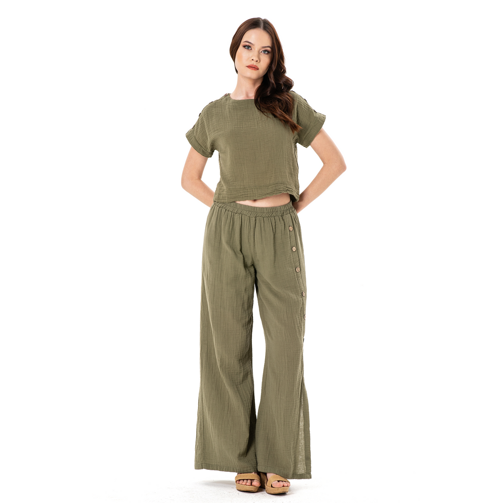 JENNY TOP DOUBLE- OLIVE