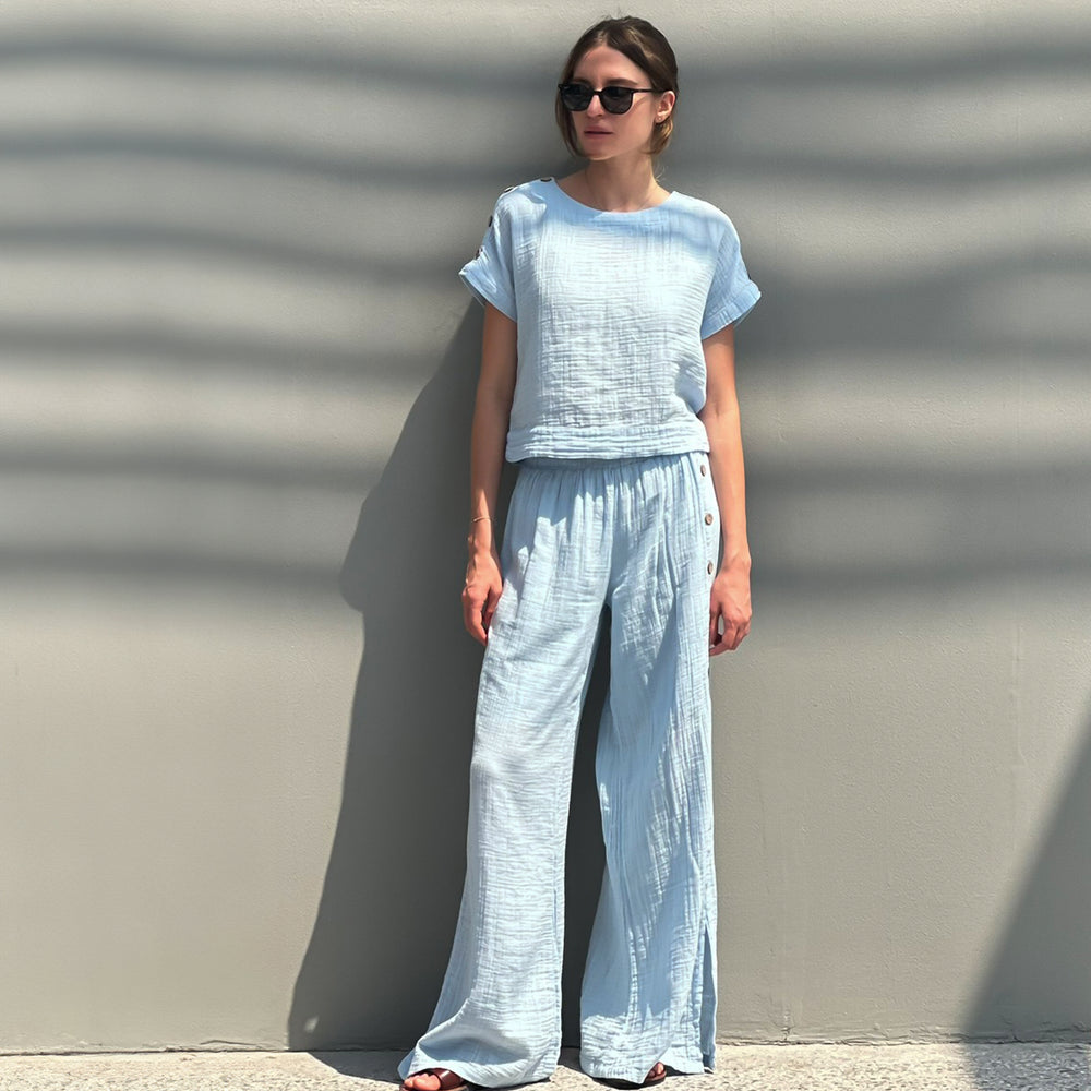 JENNY DOUBLE PANT- ICE BLUE