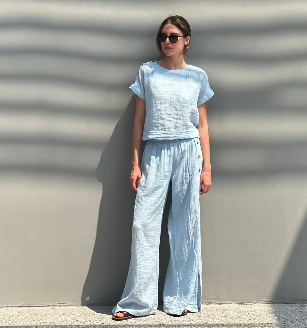 JENNY DOUBLE PANT- ICE BLUE