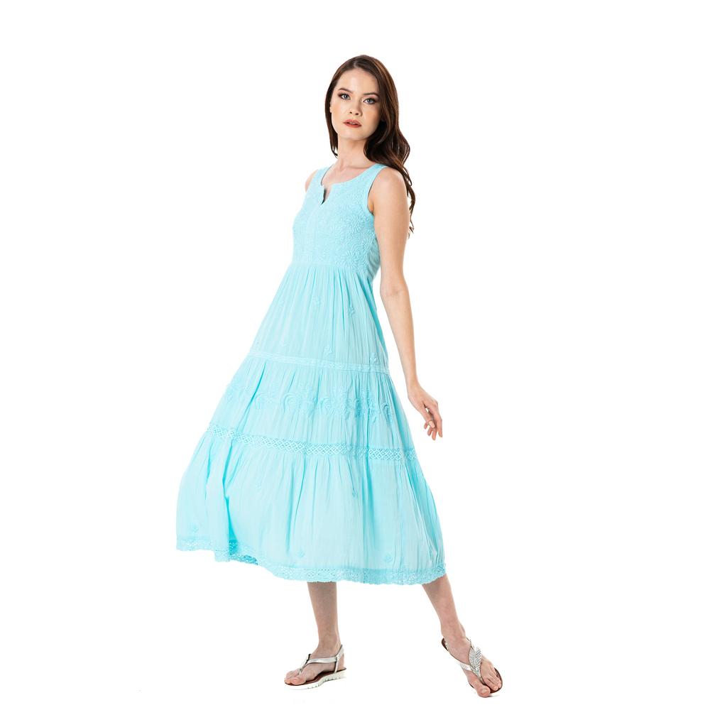 Giselle Dress-Turquoise