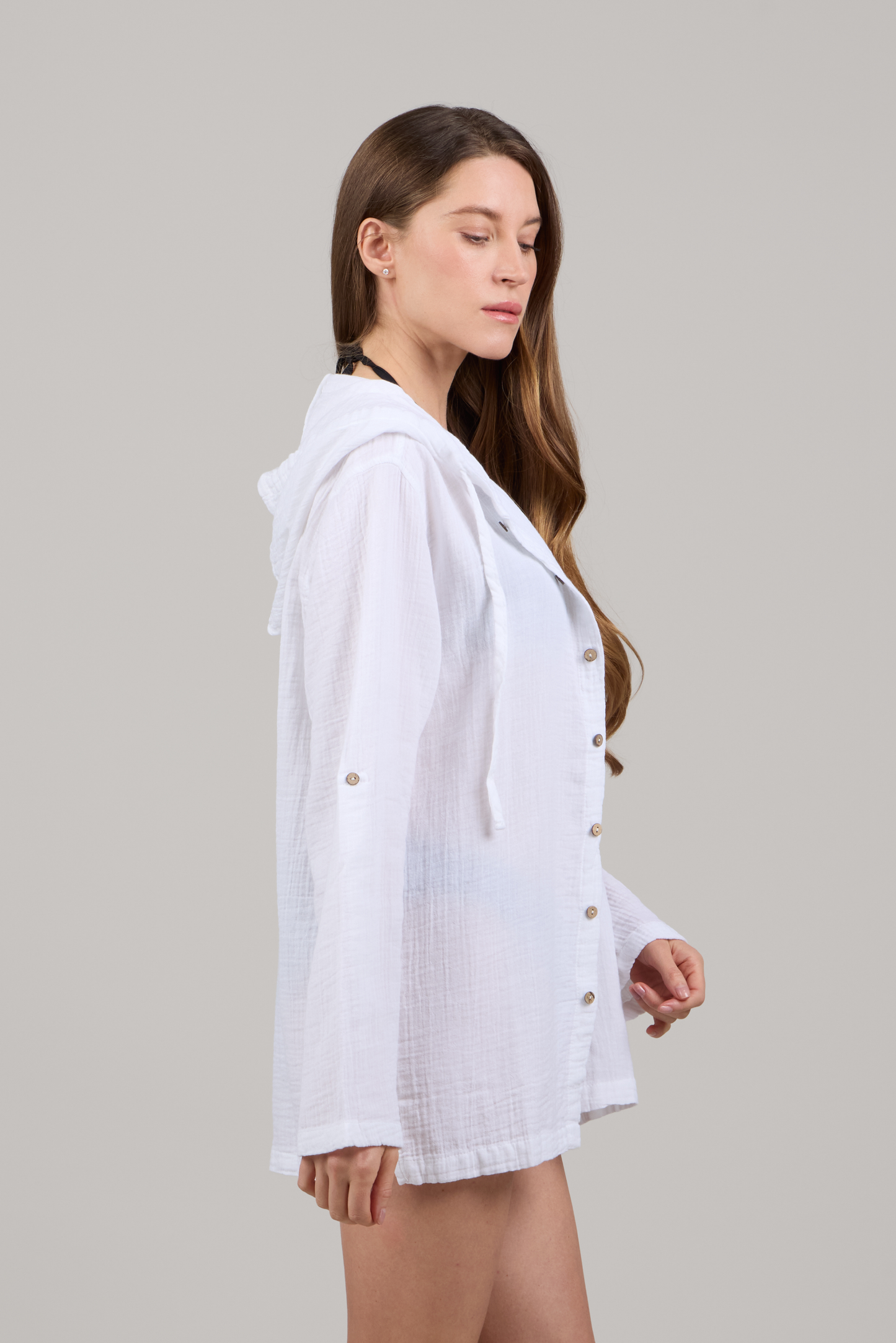 Толстовка Double Comfort Shirt, белая
