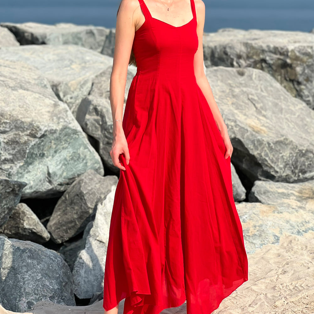 
                      
                        EVA Long Dress- Red
                      
                    