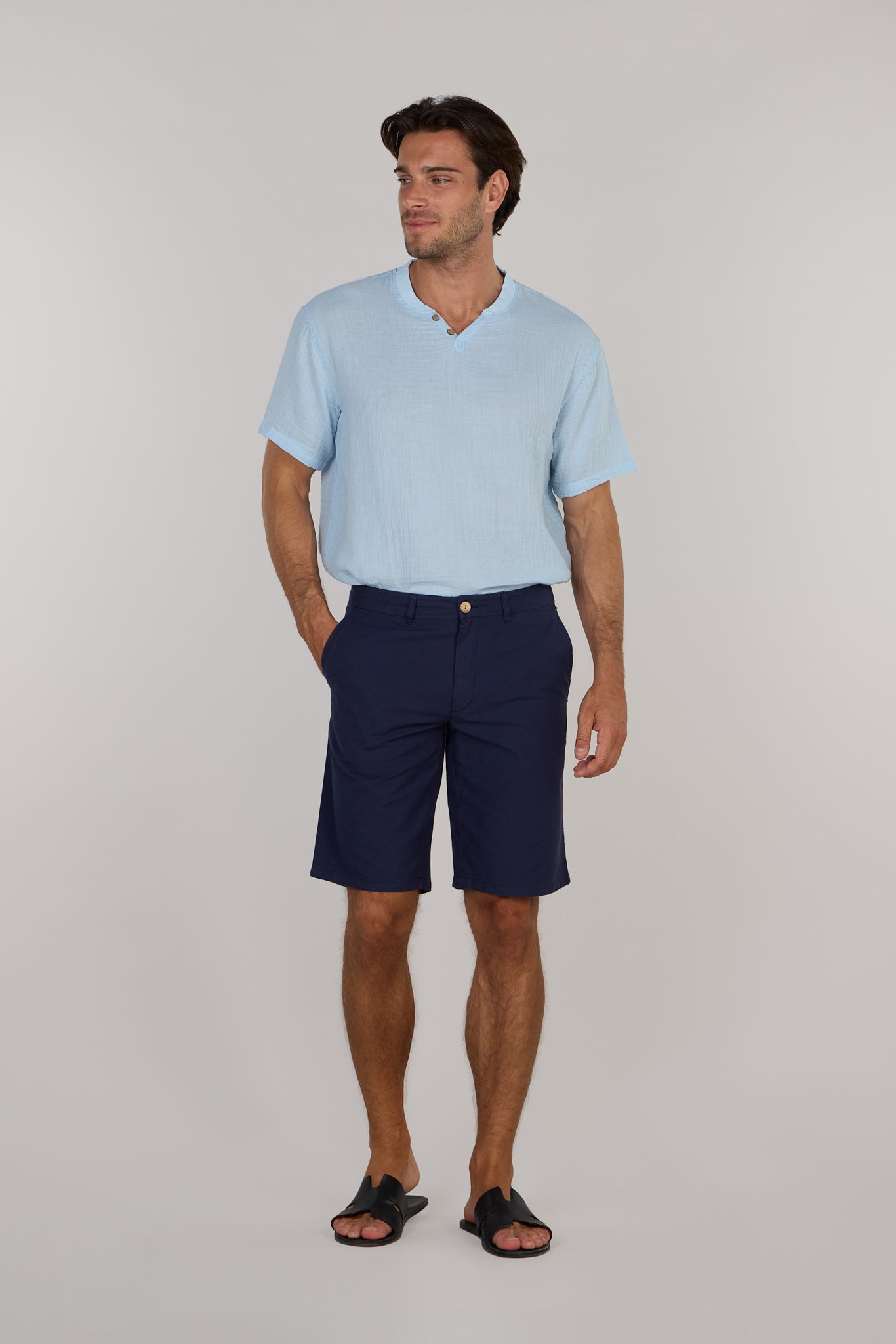 WILLIAM LONG SHORTS-NAVY