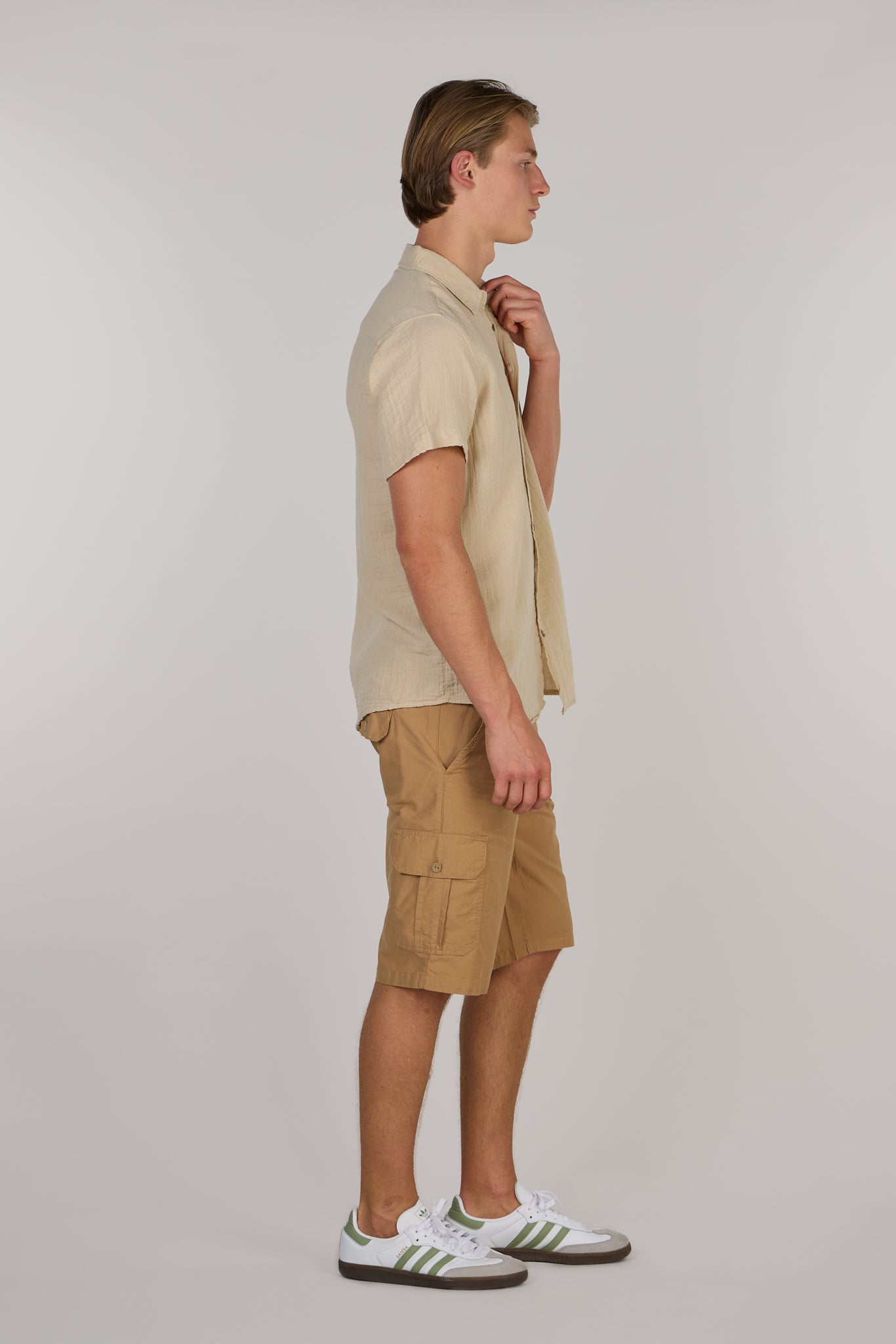 TIM DOUBLE SHIRT-BEIGE