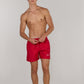 Solid Red - Swim Shorts