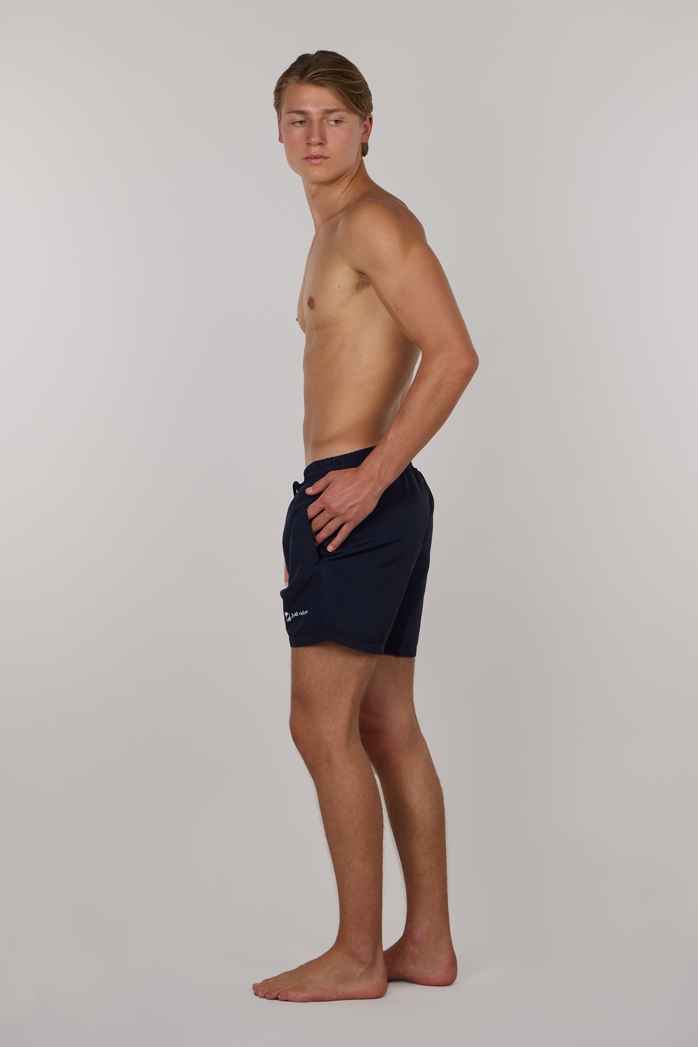 Solid Navy - Swim Shorts