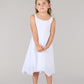 JN Kids Dress-White