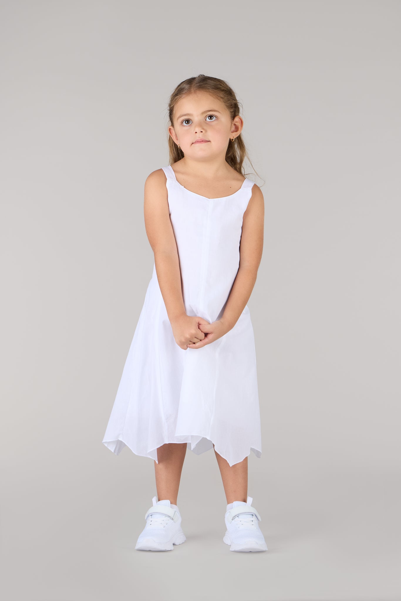 JN Kids Dress-White