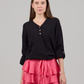 KATTY V-NECK LONG SLEEVE TOP