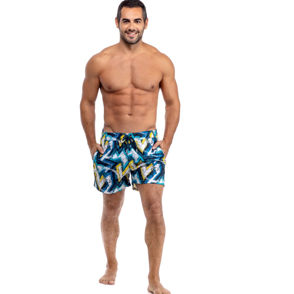 Men Swim Shorts - Game over