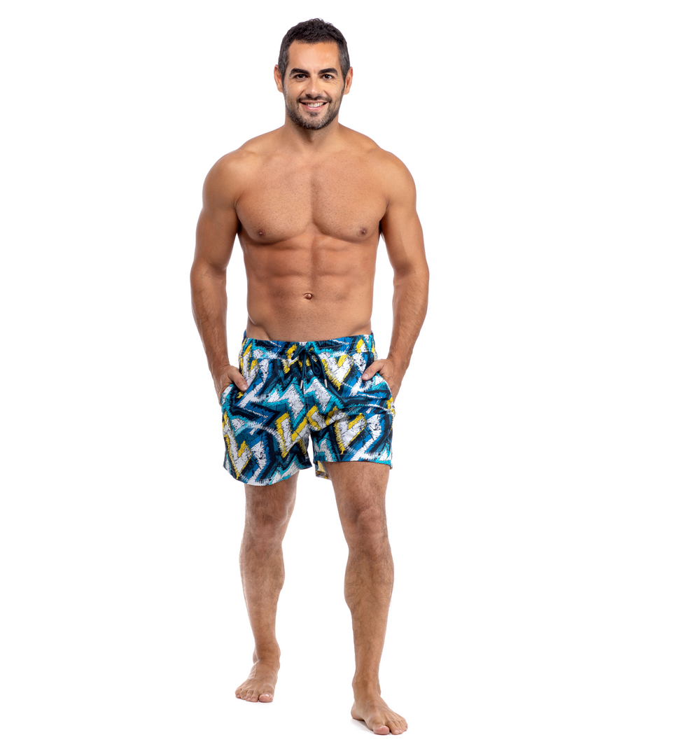 Men Swim Shorts - Game over