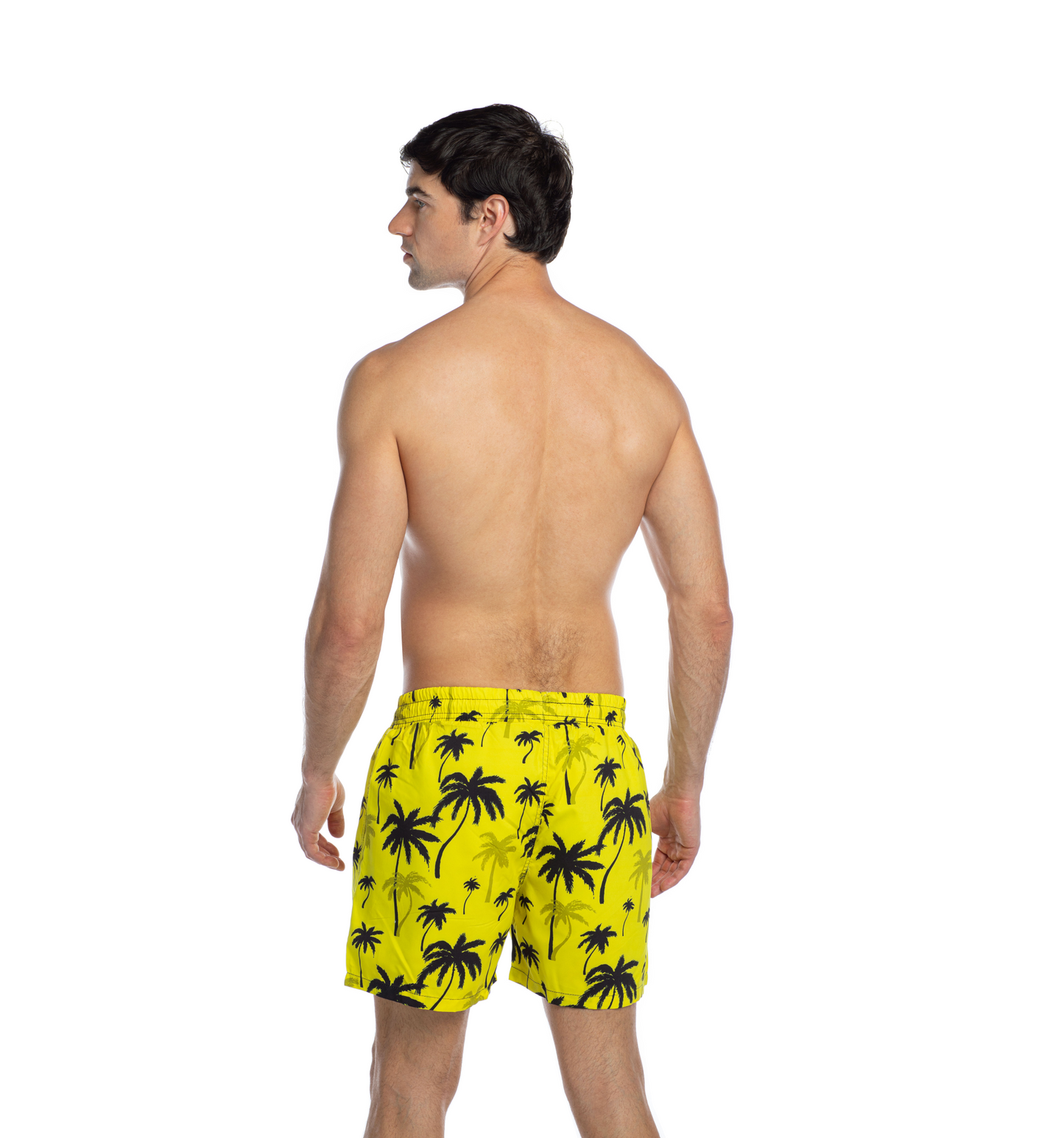 Milano - Palms in Yellow - Swim shorts