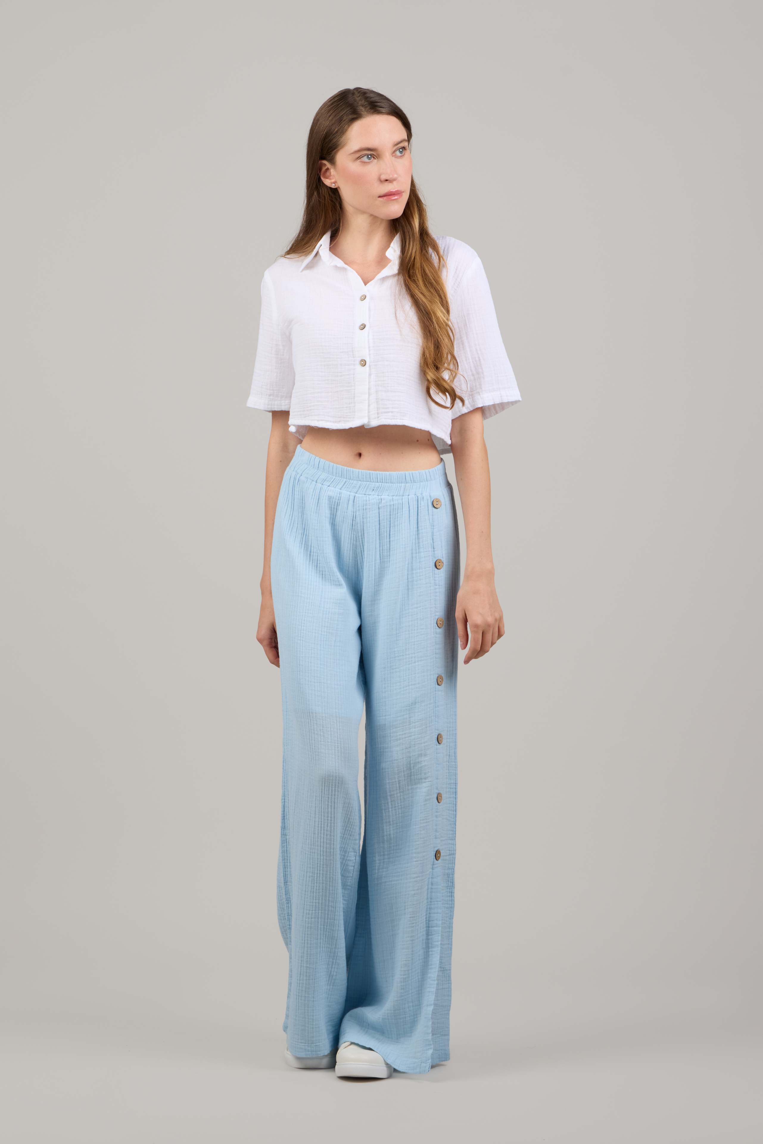 NICOLE CROPPED SHIRT