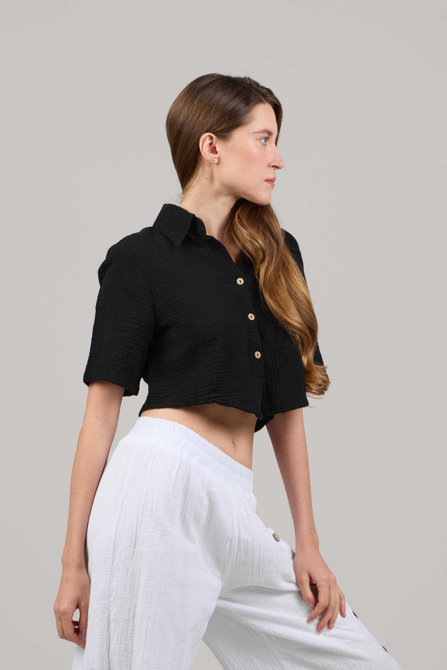 Укороченная рубашка NICOLE