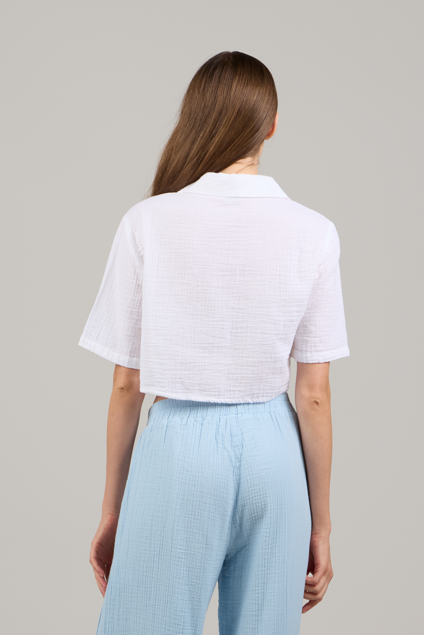 NICOLE CROPPED SHIRT