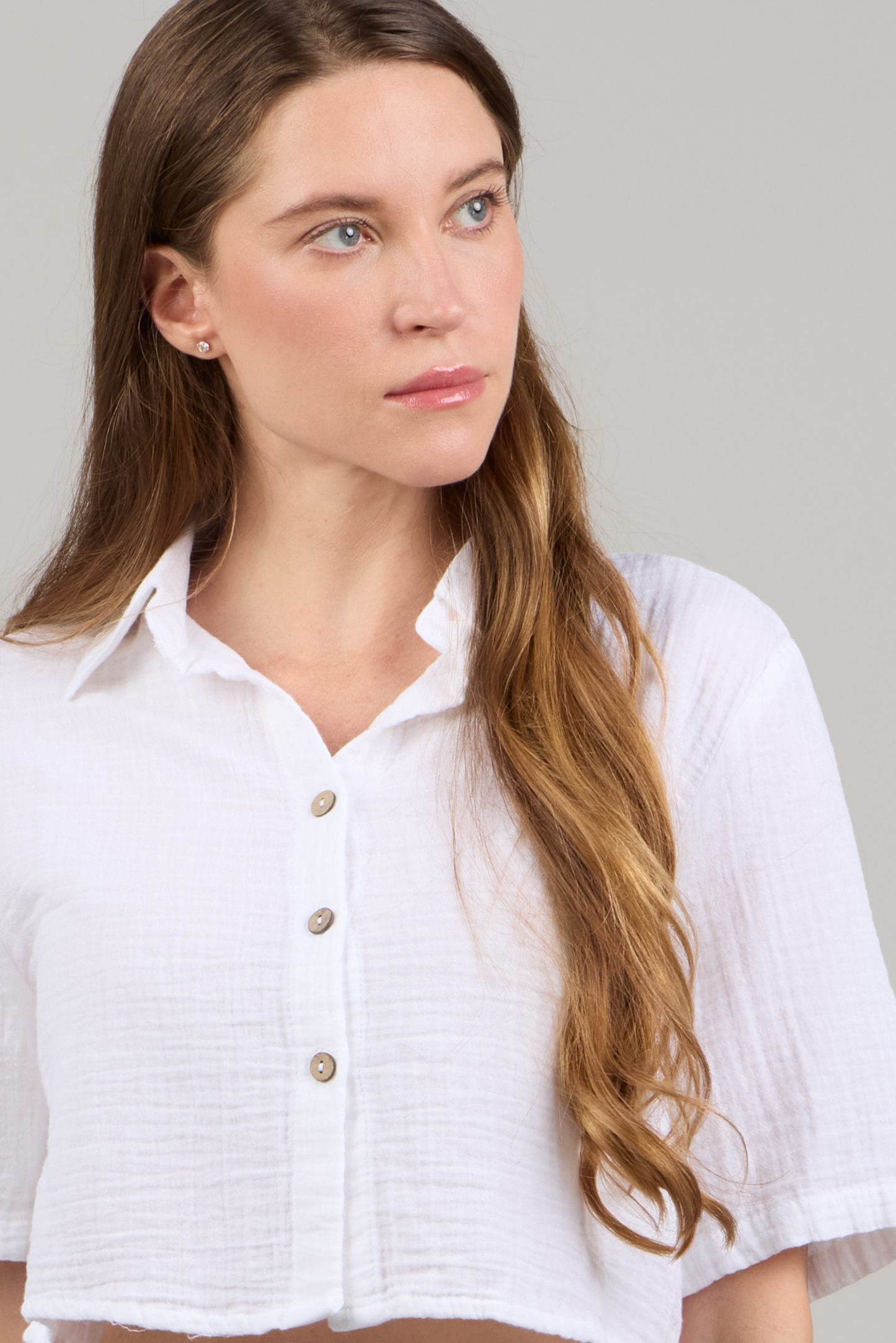 NICOLE CROPPED SHIRT